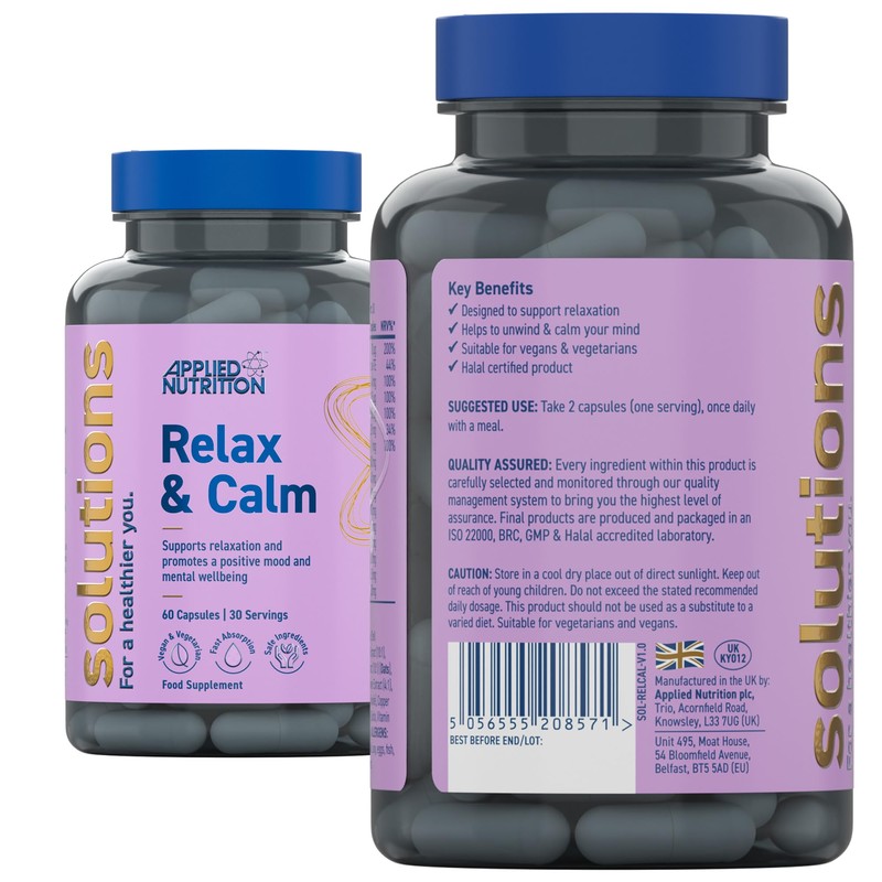 Applied Nutrition - Solutions - Relax & Calm - High