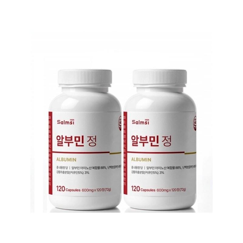 먹는 알부민 정 프리미엄 알부민 플러스 120정 2통 Premium Albumin