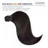 Lacer Extensiones Cabello Humano 70gr 14in #1b (negro Natural)