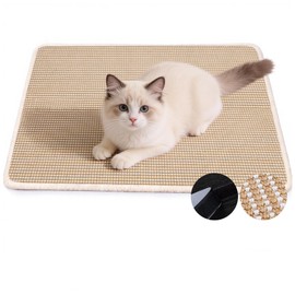 Petinstinct Cat Scratcher Mat, 23.6x15.7 Natural Sisal Cat Scratch Pad