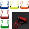 Anti-theft motorcycle wheel disc brake alarm lock and bag and notification spring cable 120cm alarm disc lock / 도난 방지 오토바이 휠 디스크 브레이크 알람 잠금 및 가방 및 알림 스프링 케이블 120cm 알람 디스크 잠