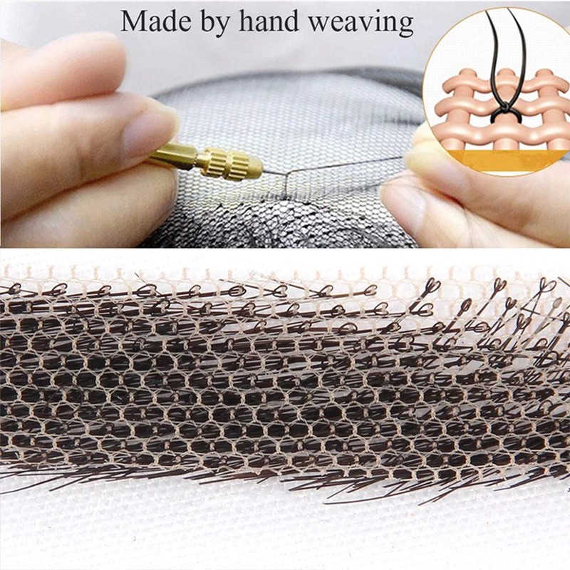 100% Human Hair False Brows for Men and Women Re-Usable