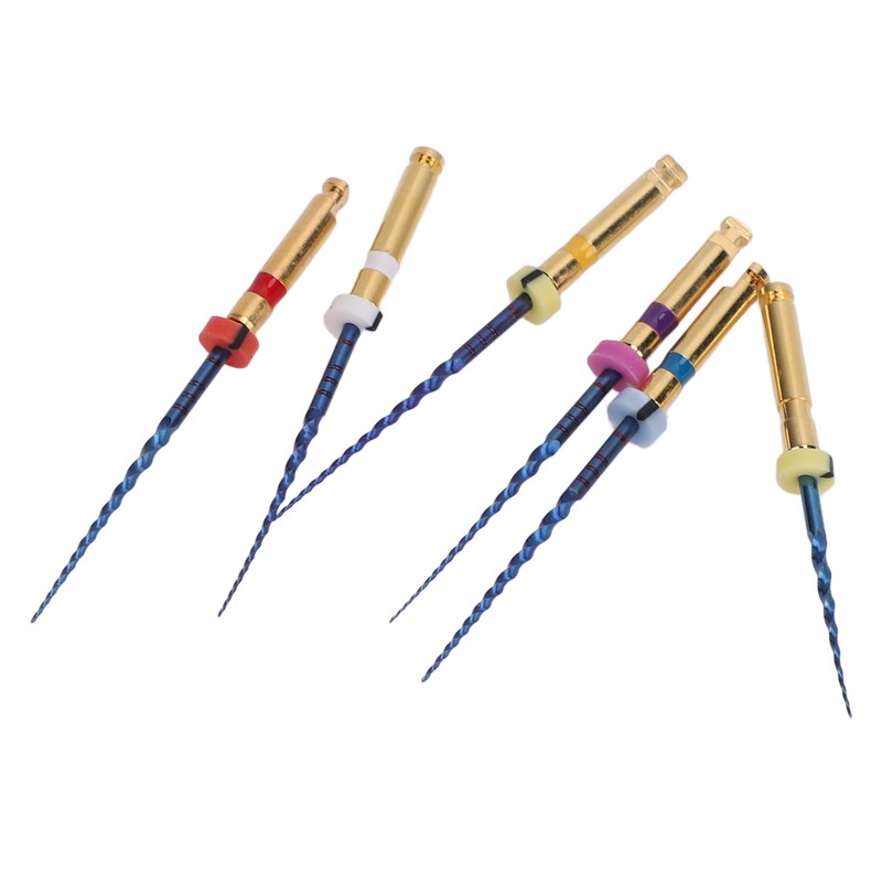 6pcs SX F3 Dental Endo Canal Files Large Taper Thermal