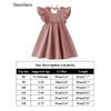 Dutebare Toddler Cotton Linen Dress Baby Girl Ruffle Sleeve Halter