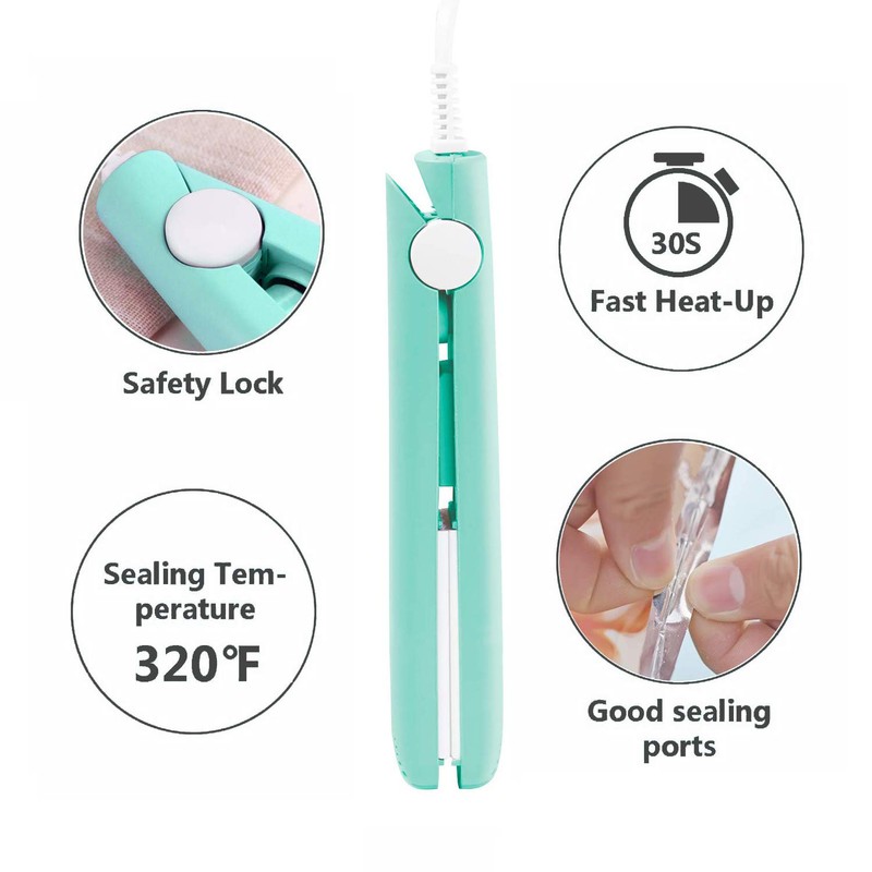 iwobi Portable Heat Sealing Machine, Mini Bag Sealer, Mini Foil