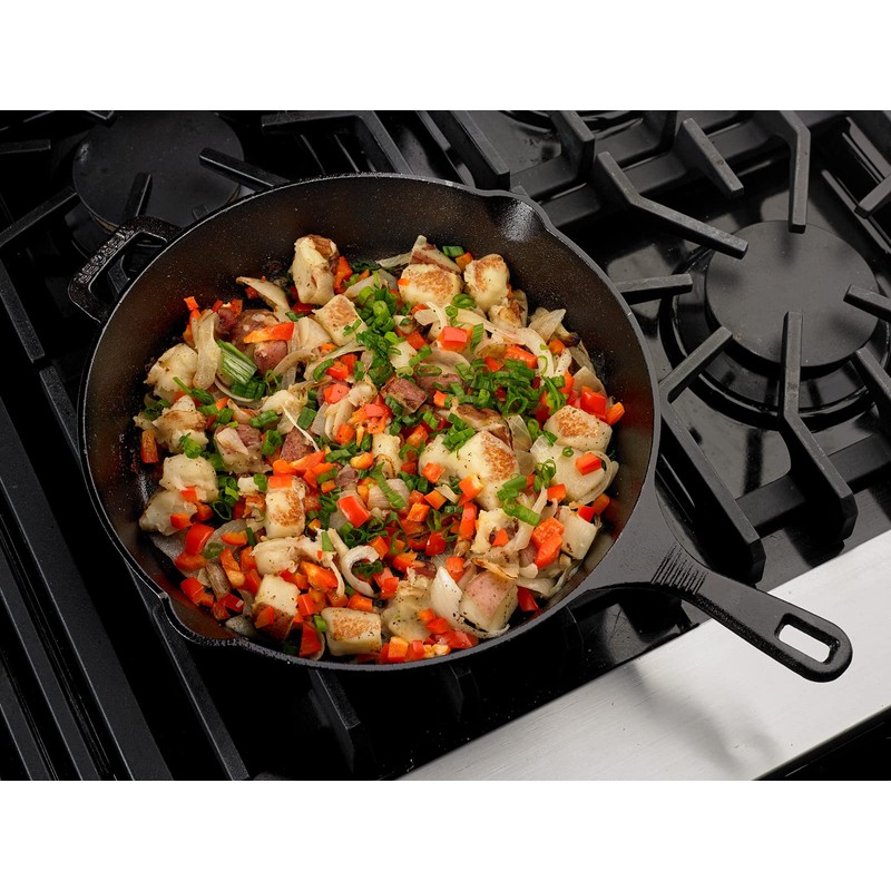 Mercer Culinary Pre-Seasoned Cast Iron Skillet, 12-Inch