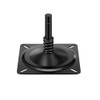 3Pcs Aluminum Alloy Boat Seat Base Set, 360-Degree Swivel Boat