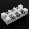 LUORNG 380V 30A 3-Way Electrical Equipment Connectors Ceramics Terminal Block