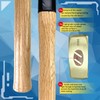 WEDO Brass Sledge Hammer 4.5 lb, Club Hammer with Wooden