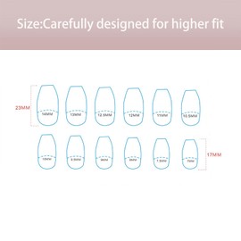24 Pack Shiny Pink Press-on Nails, Ballerina False Nails with Stone Design, Short Square French Nails, Quick Stick, DIY Nails for Women & Girls