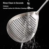 Stainless Steel Skimmer Spoon, Large Slotted Spider Skimmer with Long
