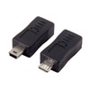 chenyang 2 Pack Mini USB Male/Female to Micro USB Male/Female