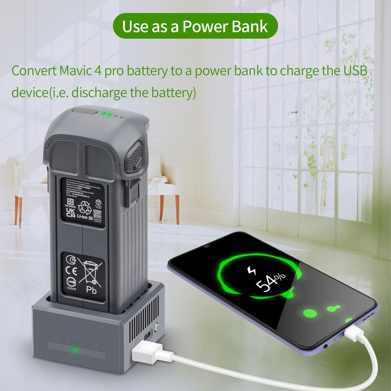 LYONGTECH 100W USB Battery Charger with Storage Charge for DJI