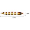 Major Craft TJD SLOW-210#8 Tachijigi Dojo Metal Jig, Slow Fall,