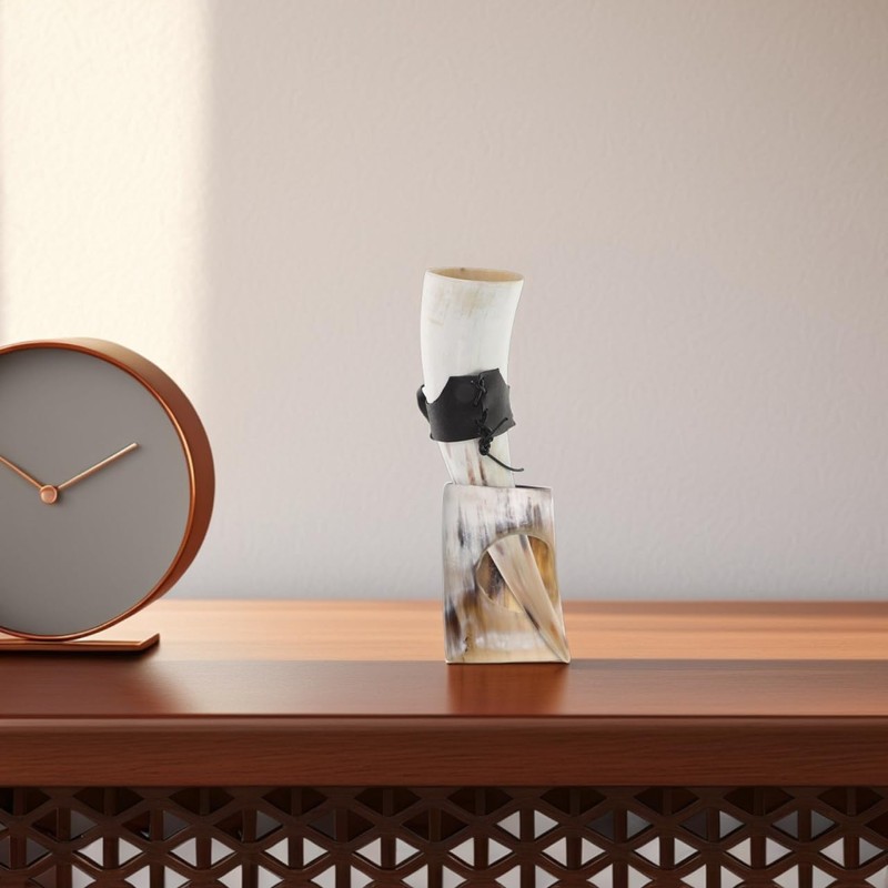 Ciieeo Drinking Horn Stand for Storage Horn Craft Display Base