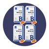 Goryeo Eundan Mega Dose B Vitamin B Complex 850mg x 60 Tablets 4 Units
