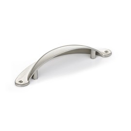 Richelieu Hardware BP82333195 Sorbonne Collection 3-inch (76 mm) Center-to-Center Brushed Nickel Traditional Cup Shaped Cabinet and Drawer Pull Handle for Kitchen, Bathroom, and Furniture