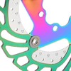 Mountain Bike TitaniumPlated Cooling Disc Brake Rotor 6 Nails Cycling