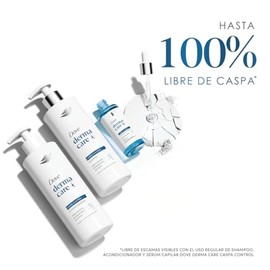 DOVE Shampoo Derma Care Caspa Control. hasta 100%* Libre de Caspa. Regenera de Cuero Cabelludo a Puntas. Desarrollado con Dermatólogos, 675 mL