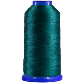 Selric [1700Yards / 26 Colors Available] Tex 70 Bonded Nylon Thread for Leather Sewing 210D/3 T70#69 Heavy Duty Upholstery thread for Leather and Other Heavy Fabric （Teal）