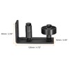 uxcell Barn Door Floor Guide, 1Pcs - Carbon Steel Sliding