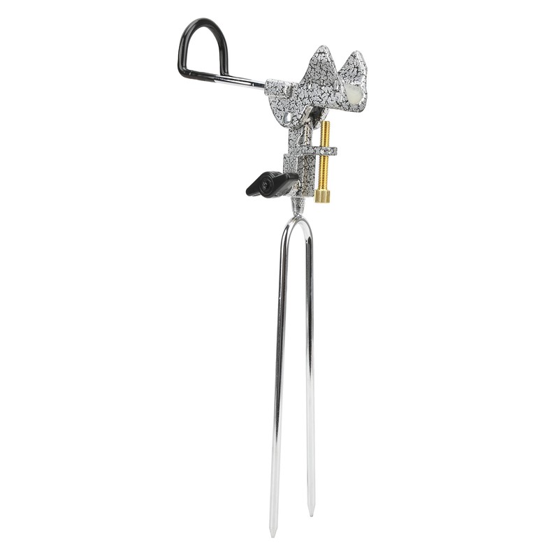 Stainless Steel Fishing Rod Holder 360° Rotatable Adjustable Ground Insert