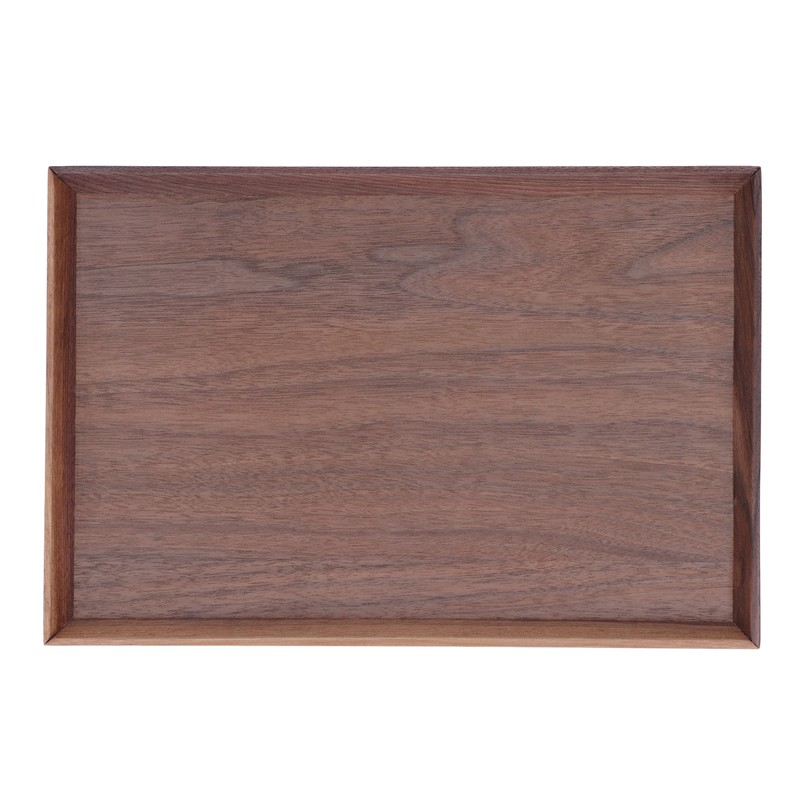 Walnut Wooden Tray Rectangle Serving Tray Tenon Structure Chinese For