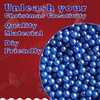 3x Blue 10M Christmas Bead Chains, Luxury Plastic Garland for