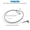 UHANBUT 24" Car Braided Throttle Cable Kit with Gloves, Adjustable
