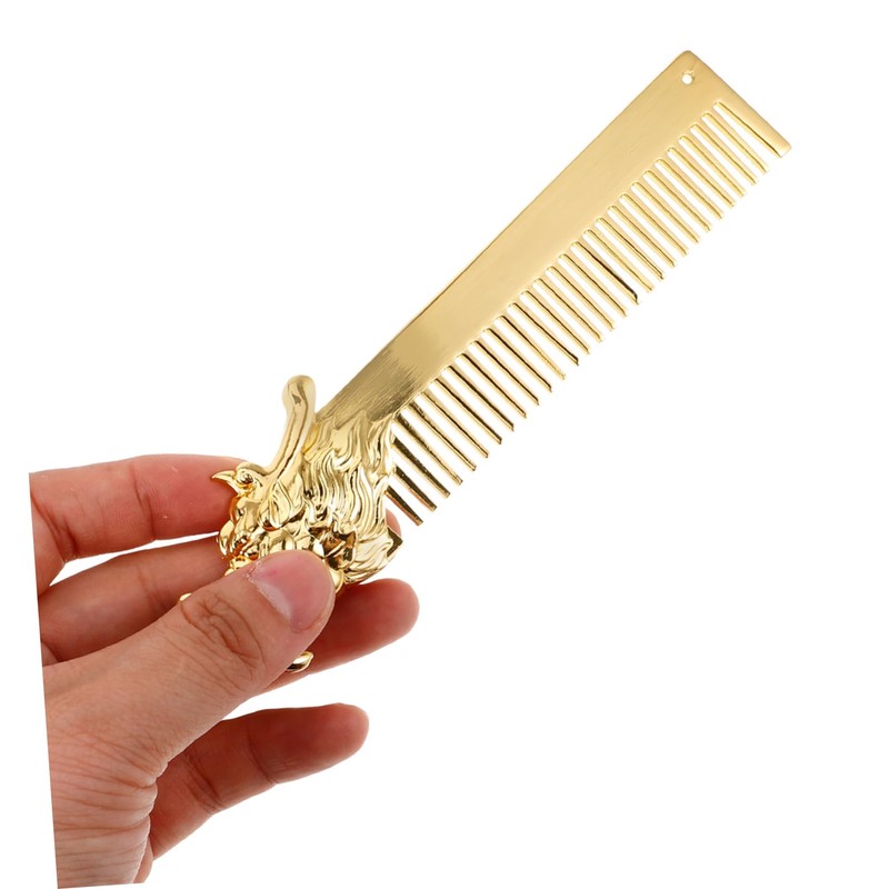 TOVINANNA Beard Mustache Styling Tool Small Metal Combs for Men