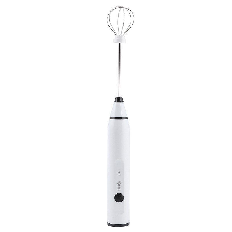 Rechargeable Milk Frother Electric Coffee Mixer Handheld Egg Beater Household