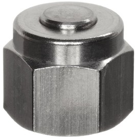 Parker A-Lok 4BLP4-316 316 Stainless Steel Compression Tube Fitting, Cap, 1/4" Tube OD