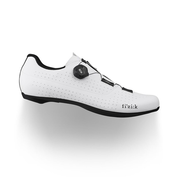 Fizik Men's Tempo Overcurve R4 Wide Road Cycling Shoes, White,