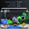 OQIMAX Aquarium Thermometer, Mini Digital Aquarium Thermometer, LED Display, Touch
