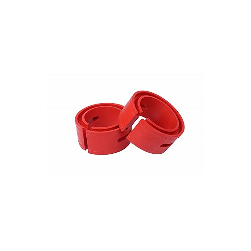 Rubber Spacer, Spring Rubber, General Purpose, Set of 2, Red,