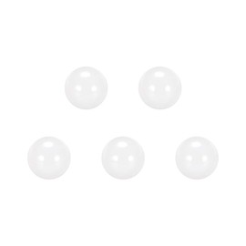 sourcing map 2.5mm Ceramic Bearing Balls, ZrO2 Zirconium Oxide Ball G5 Precision 5pcs