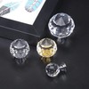 Round Glass Handle for Pantry, Drawer, Cabinet Furniture Interior 30mm White GD12321 100ea