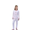 YANWANG Girls Pyjamas Set 100% Cotton Long Sleeve Sleepwear Toddler