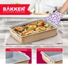 Bakken 8-Piece Stackable Bakeware Set – Ceramic Non-Stick, Oven-Safe Baking