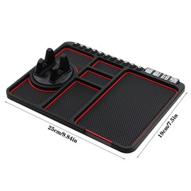 Soporte para Teléfono Móvil Antideslizante, Instalación Simple, Estable y Seguro, Adecuado para Todo Tipo de Tableros de Automóviles, Viaje con Seguridad, Sostiene Dispositivos,