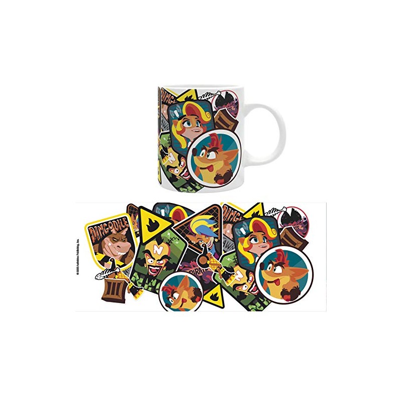 Difuzed Crash Bandicoot Beker 320 ml