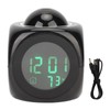Projector Alarm Clock, Snooze Function, Voice Time Reporting and Music