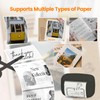 NULLTONEX Label Maker Machine with Tape: Portable Sticker Printer, Support