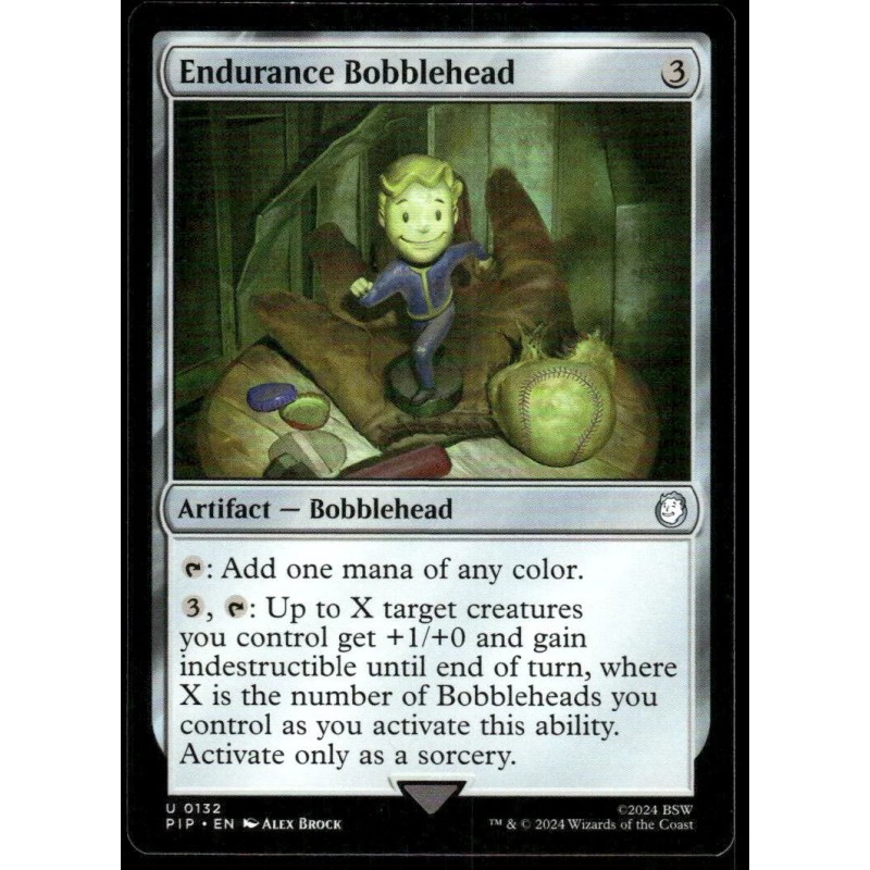 MTG Universes Beyond Fallout Commander Set of 7 Bobblehead EDH