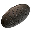 Moen Oil Rubbed Bronze Bathroom Rain Showerhead, 8-inch Wide Fixed