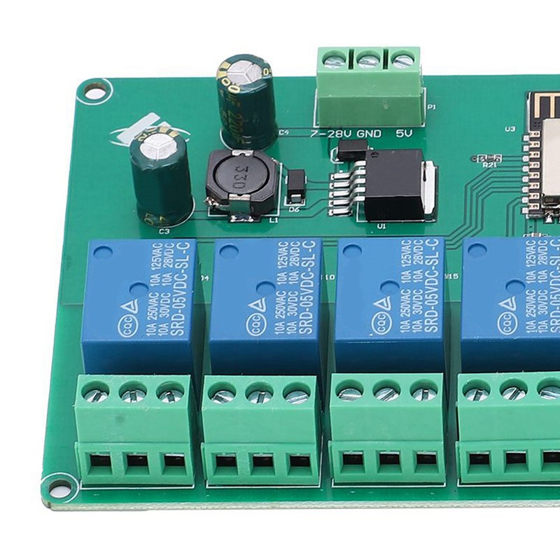 Relay Module WIFI 8‑Channel ESP8266 Development Board for Wireless Control