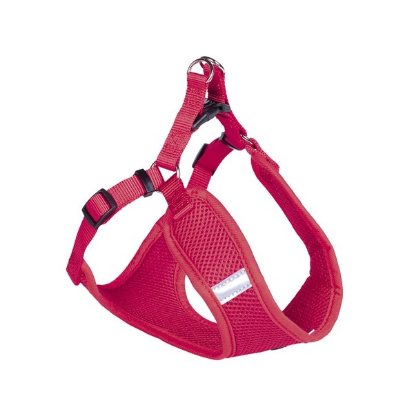 Nobby Mesh Harness with Reflective Stripe, Medium, Red