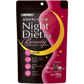 Orihiro Night Diet Tea Beauty, Set of 6, 16 Bags