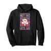 Hey Ho Lets Go Ugly Christmas Santa Pullover Hoodie, black