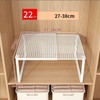 Adjustable Wardrobe Shelf for Clothes & Shoes – Expandable Metal